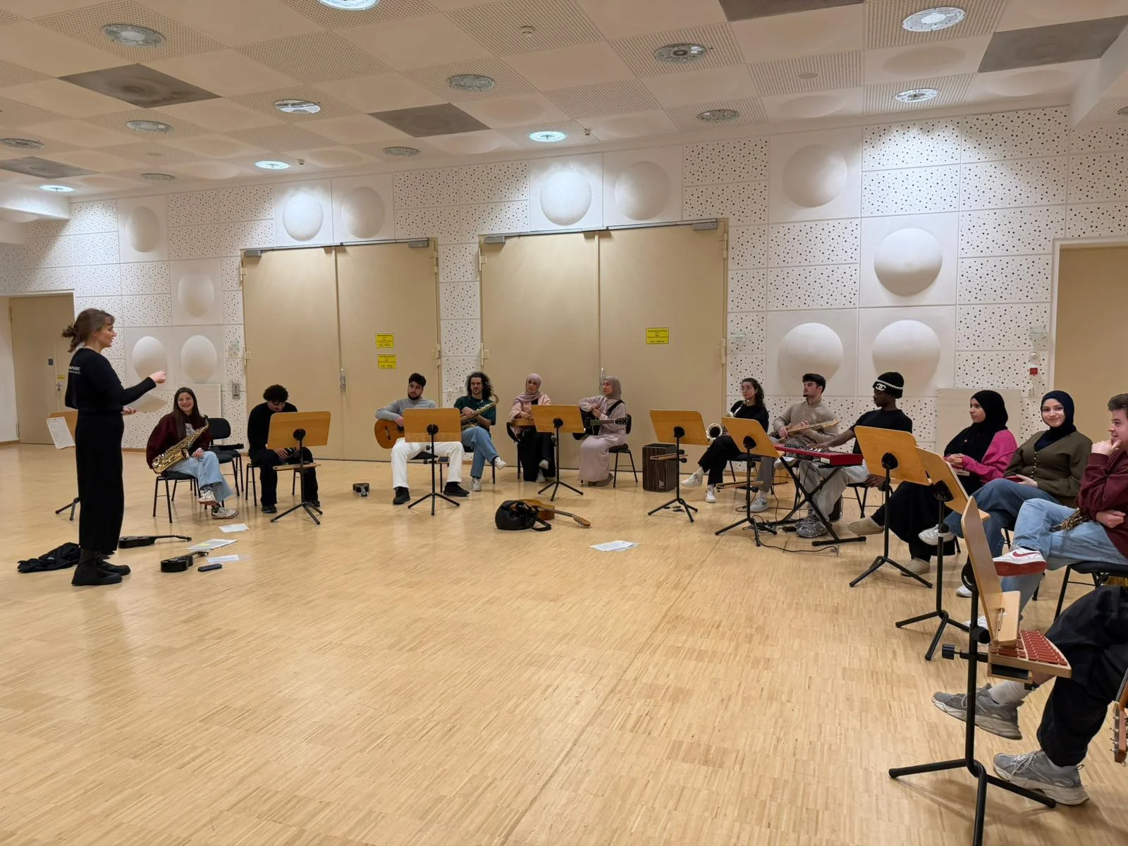 Projektkurs probt im Konzerthaus