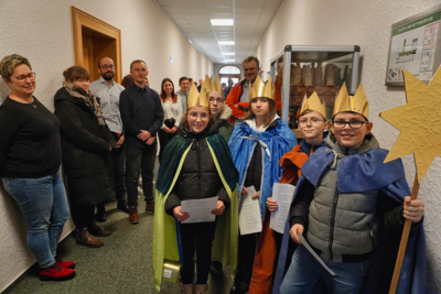 "Sternsinger segneten Rathaus" (Bild vergrößern)