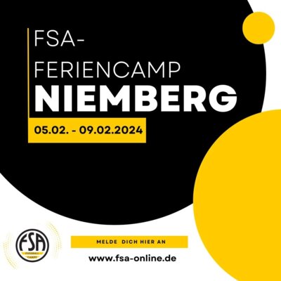 Foto zur Meldung: FSA-Feriencamps 2024: Ferienspaß in Niemberg