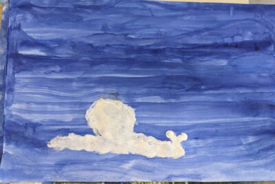 Meldung: Klasse 1c: Kleine Wolke