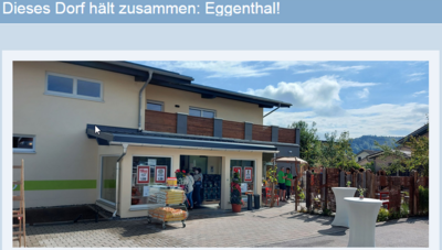 Dieses Dorf hält zusammen: Eggenthal! (Bild vergrößern)