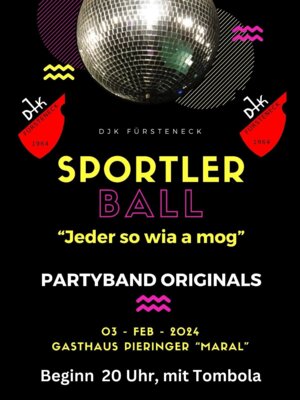 Sportlerball DJK Fürsteneck (Bild vergrößern)