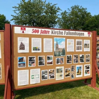 Foto zur Meldung: 500 Jahre Kirche Falkenhagen am 09.07.2023