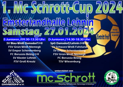 Mc Schrott-Cup in der Emsterlandhalle (Bild vergrößern)
