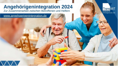 Neue Gießener Studie Angehörigenintegration 2024: Standortbestimmung zur Zusammenarbeit zwischen Betroffenen und Helfern (Bild vergrößern)