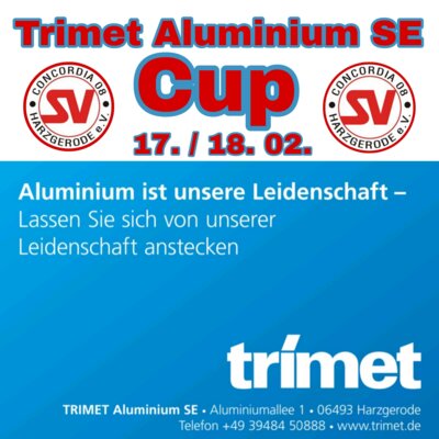 Trimet Cup 2024 - 17./18. Februar - Nachwuchsturniere und vereinsinterner Hallencup