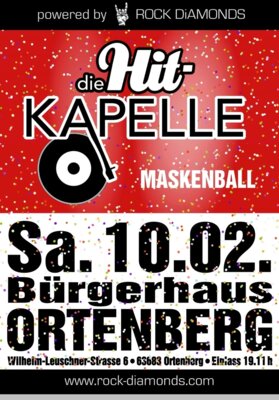 Foto zur Meldung: Maskenball in Ortenberg mit der „Hitkapelle“