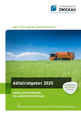 Deckblatt Abfallratgeber 2025 A5 (Bild vergrößern)