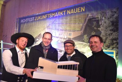 Richtfest für EDEKA-Zukunftsmarkt in Nauen