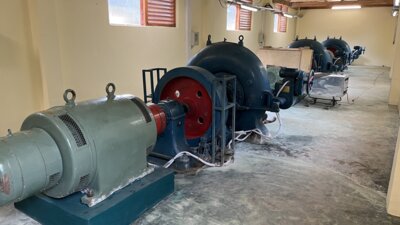 Meldung: Wasserkraftwerk Tandala - Probelauf der Maschinen