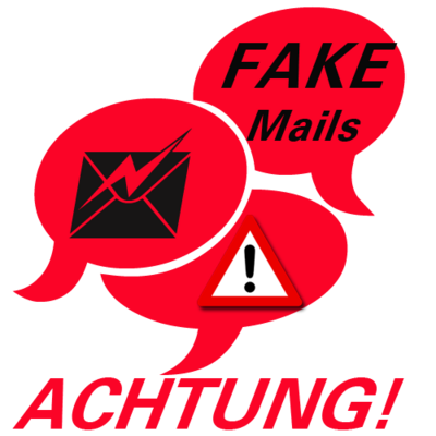 Achtung Phishing! Betrügerische E-Mails im Umlauf! (Bild vergrößern)