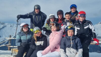 Skiexkursion des Sport LK 12 im Skigebiet Klausberg in Südtirol (Bild vergrößern)