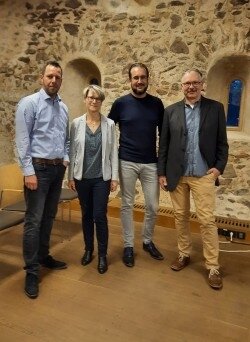 Vorstand - E. Wurst, A. Aurich, S. Lohse, P. Hoffman (v.l.n.r.) (Bild vergr&ouml;&szlig;ern)