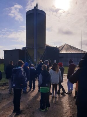 Agrargenossenschaft Welsickendorf AGWEG führt langjährige landwirtschaftliche Bildungs-Kooperation mit der Grundschule in Werbig fort! (Bild vergrößern)