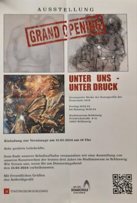 Vorschaubild zur Meldung: Ausstellung des Kunstprofils 13.Jg.