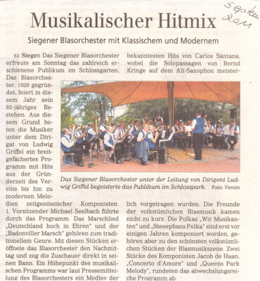 Meldung: Musikalischer Hitmix