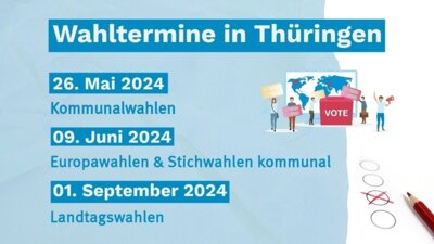 Wahltermine Thüringen (Bild vergrößern)