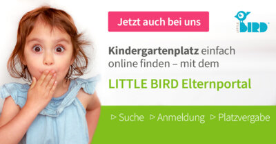 Jetzt auch bei uns - Kindergartenplatz einfach online finden!