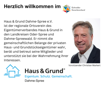 Link zu: Herzlich willkommen Haus & Grund Dahme-Spree