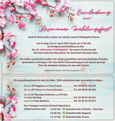 Rosenauer Frühlingsfest (Bild vergrößern)