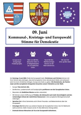 Wahl 09. Juni 2024 (Bild vergrößern)