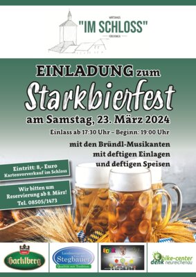 Starkbierfest - Wirtshaus im Schloss am 23.03.2024 (Bild vergrößern)