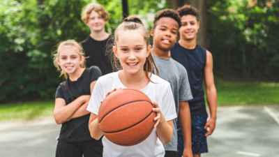 Foto zur Meldung: Basketball-Schnuppertag für Kinder von 6 bis 14 Jahren