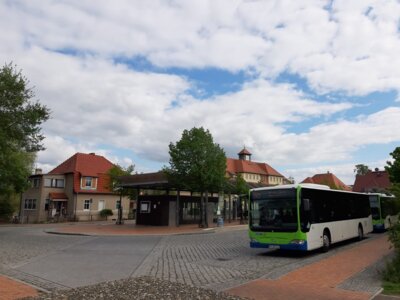 Umgestaltung des Busbahnhofes in Lehnin geplant (Bild vergrößern)