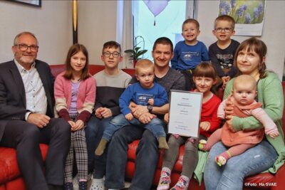 Bundespräsident-Ehrenpatenschaft für 7. Kind (Bild vergr&ouml;&szlig;ern)