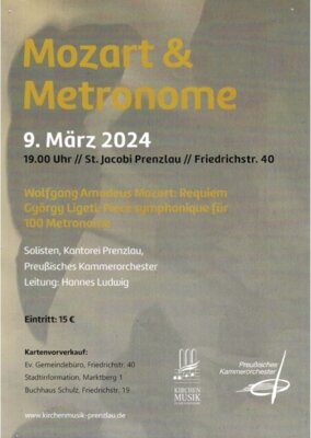 Mozart & Metronome (Bild vergrößern)