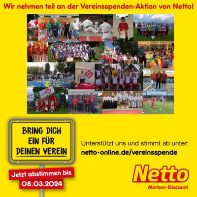 Vereinsspenden-Aktion von Netto