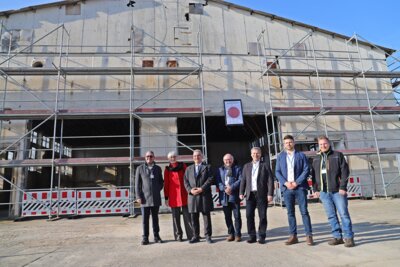 Baubeginn für ein Multifunktionales Nahversorgungszentrum in Damsdorf (Bild vergrößern)