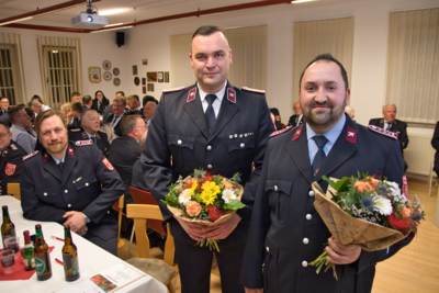 Auerbacher Feuerwehr zog Bilanz / Neue Wehrleitung gewählt (Bild vergrößern)