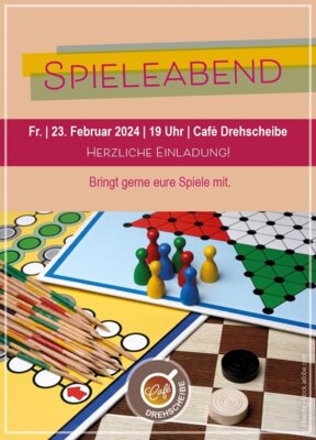 Meldung: Spieleabend im Café