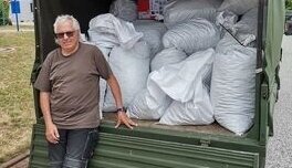 Erwin Raddatz organisierte am Donnerstag 07.07.2022 eine "Abhol-Tour" zu den 4 Wertstoffhöfen im Landkreis St. Wendel. (Bild vergrößern)