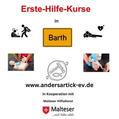 Erste-Hilfe-Kurse in Barth (Bild vergrößern)