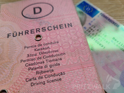 Der Umtausch der rosa Führerscheine dauert derzeit länger als drei Monate. Foto: Beate Vogel
