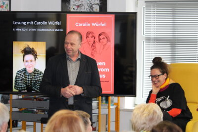 Foto zur Meldung: Das war die Lesung anlässlich des Frauentags mit Carolin Würfel