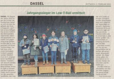 Jahrgangssieger im Low-T-Ball ermittelt. (Bild vergr&ouml;&szlig;ern)