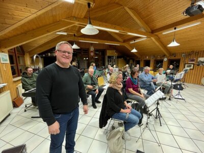 Markus Heim bei der Probe mit daCapo (Bild vergr&ouml;&szlig;ern)