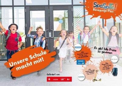SpoSpiTo-Bewegungs-Pass an Grundschulen: Laufend zu mehr Gesundheit und Klimaschutz (Bild vergrößern)