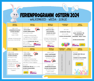 Programm Ostern
