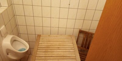 Vandalismus in öffentlicher Toilette der Touristinformation Saalburg-Ebersdorf (Bild vergrößern)