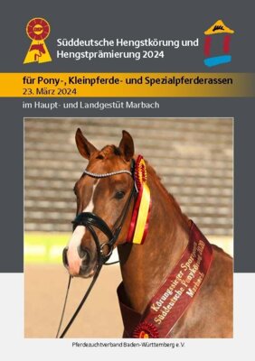 Süddeutschen Hengstkörung und Hengstanerkennung für Pony-, Kleinpferde- und Spezialpferderassen. (Bild vergrößern)