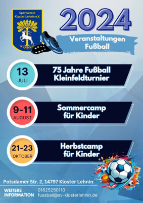 Veranstaltungen Fußball 2024 (Bild vergrößern)