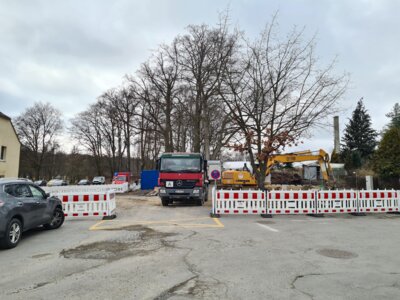 Link zu: Bauabschnitt II am Kirchplatz im OT Ebersdorf hat begonnen