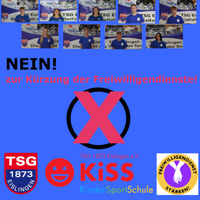 NEIN zur Kürzung der Freiwilligendienste! (Bild vergrößern)