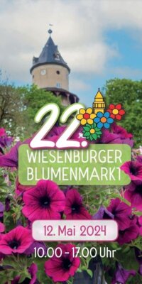 22. Wiesenburger Blumenmarkt am 12.05.2024 - traditionell zum Muttertag (Bild vergrößern)