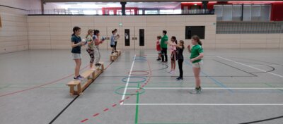 Handballtraining mit dem DJK Handball Bad Säckingen (Bild vergrößern)