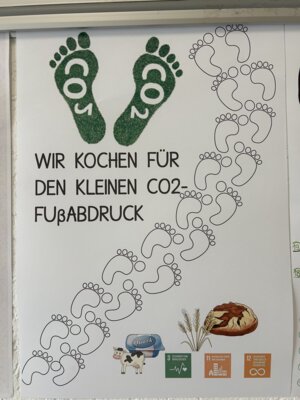 Projektplakat CO2 Fußabdruck (Bild vergrößern)